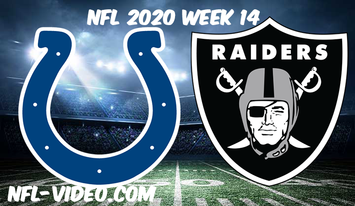 Indianapolis Colts vs Las Vegas Raiders Full Game & Highlights NFL 2020 Week 14