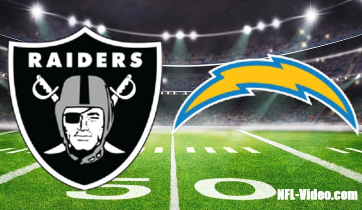 Las Vegas Raiders vs Los Angeles Chargers Full Game Replay 2022 NFL Week 1