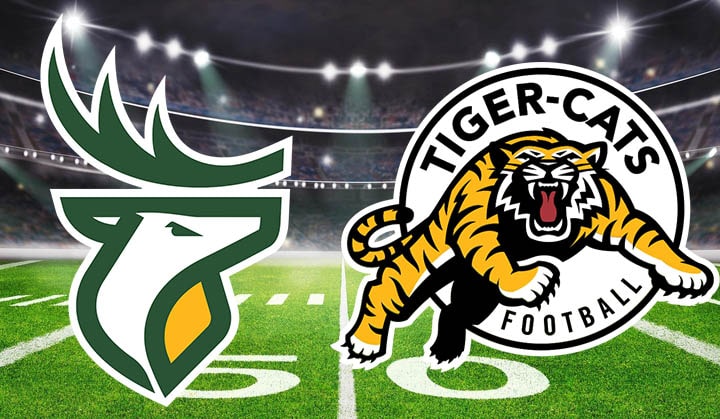 Edmonton Elks vs Hamilton Tiger-Cats Full Game Replay 2022 CFL Week 4