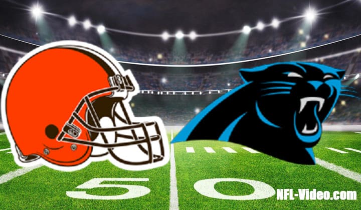 Cleveland Browns vs Carolina Panthers Full Game Replay 2022 NFL Week 1